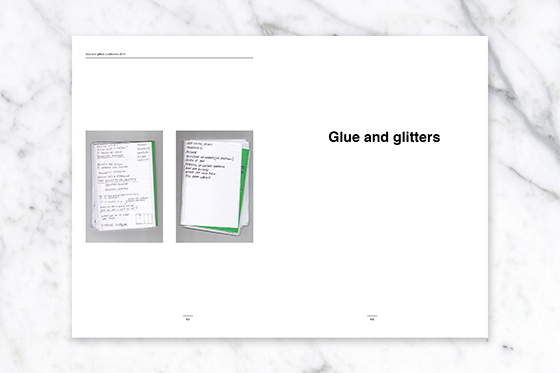 Glue and glitters_Linda Alborghetti, Marco Bellini